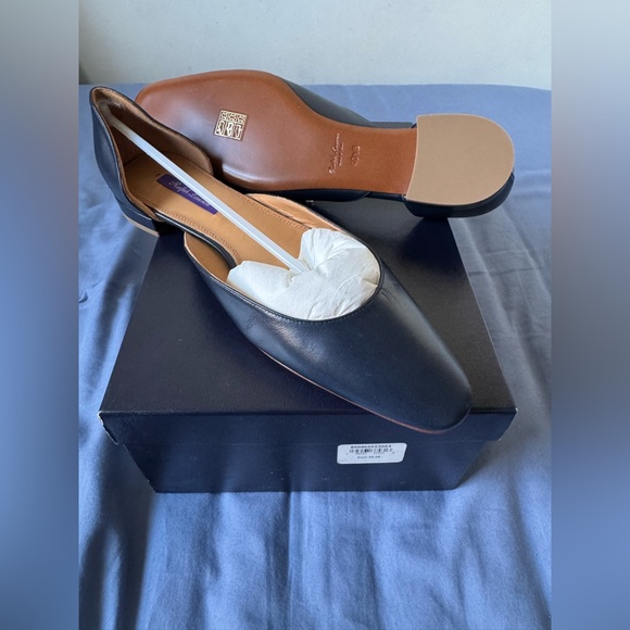 Ralph Lauren Purple Label Women’s Navy Ballet Flat, 40.5 EU - Picture 6 of 7